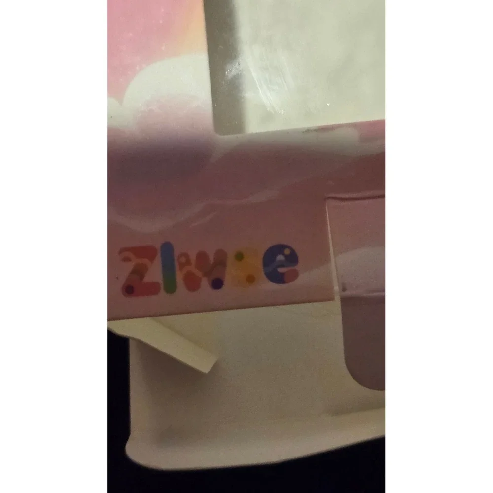 Zlwse 1st Birthday Cow Print Pink Bow Headband Glitter Number 1 Baby Girl NN-01